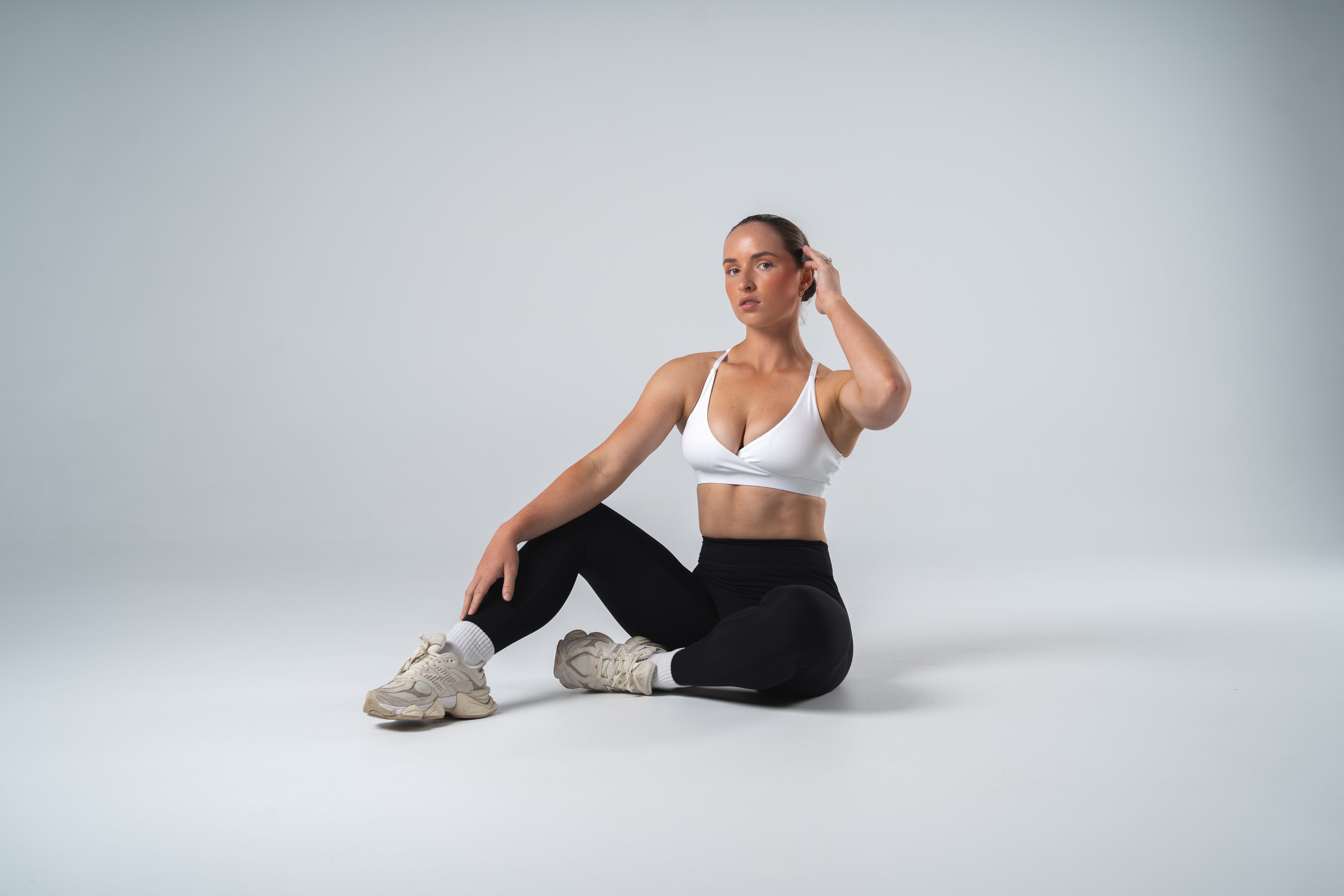 Aurora Sports Bra - White