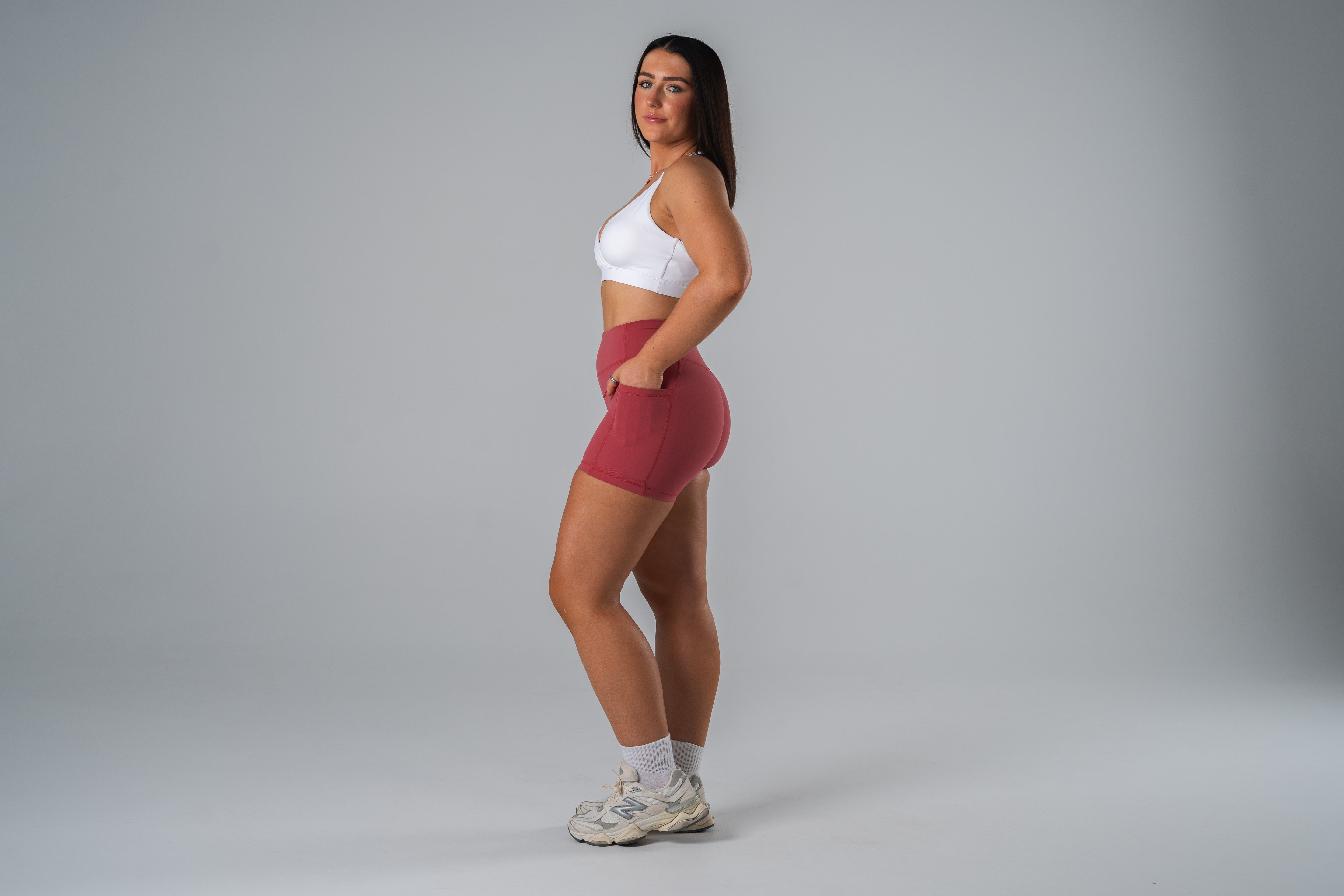 Cheeky Scrunch Shorts - Watermelon