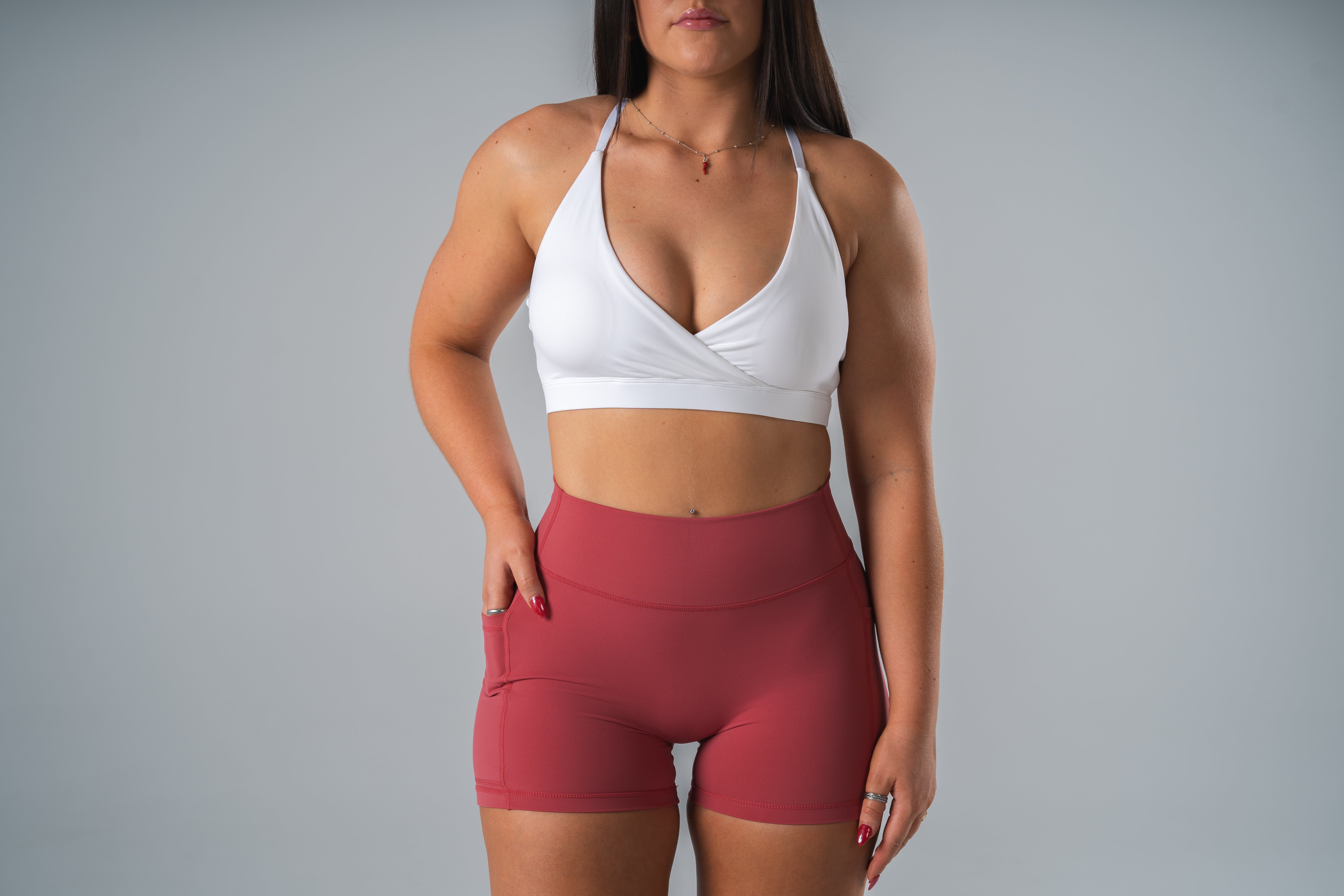 Cheeky Scrunch Shorts - Watermelon