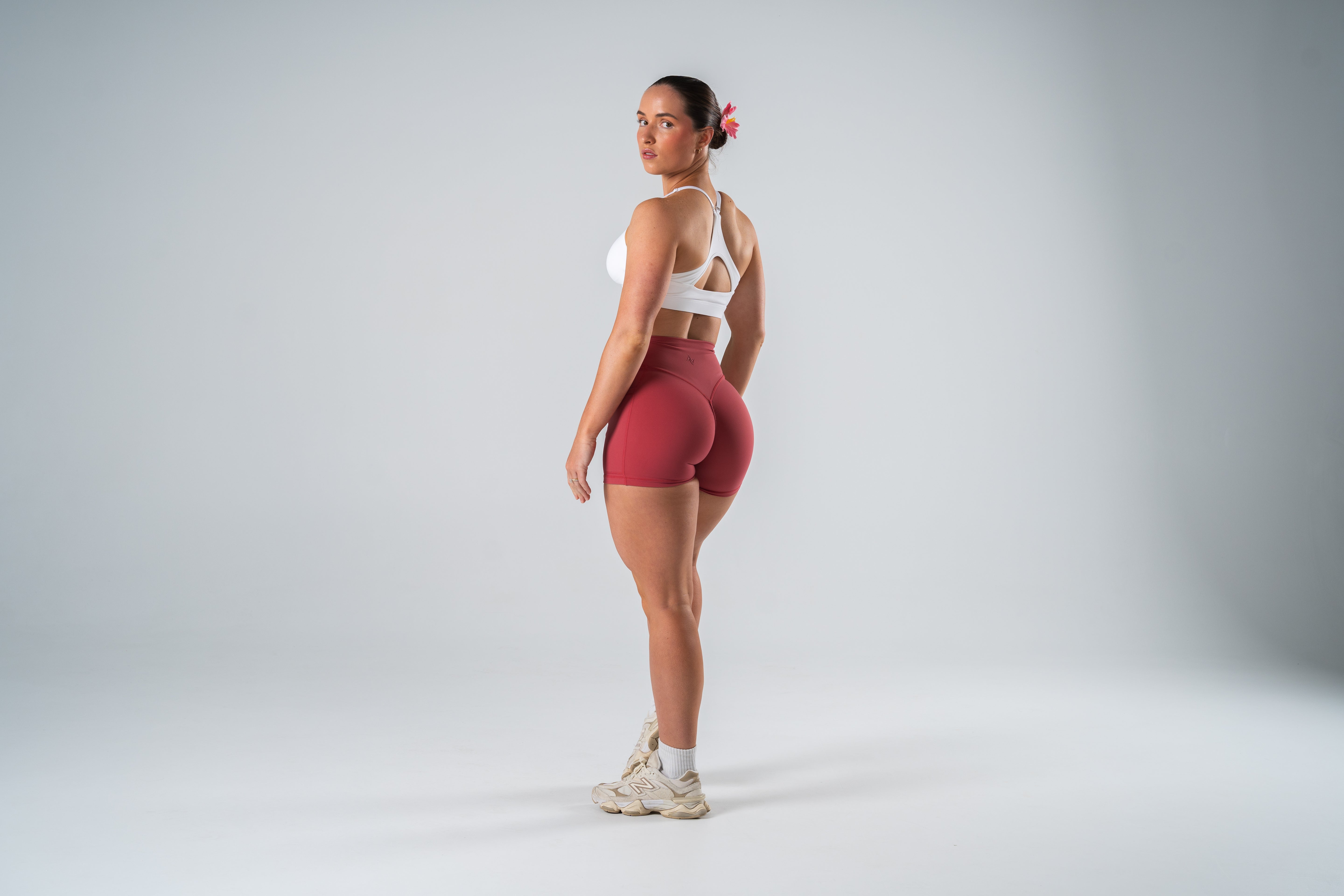 Cheeky Scrunch Shorts - Watermelon