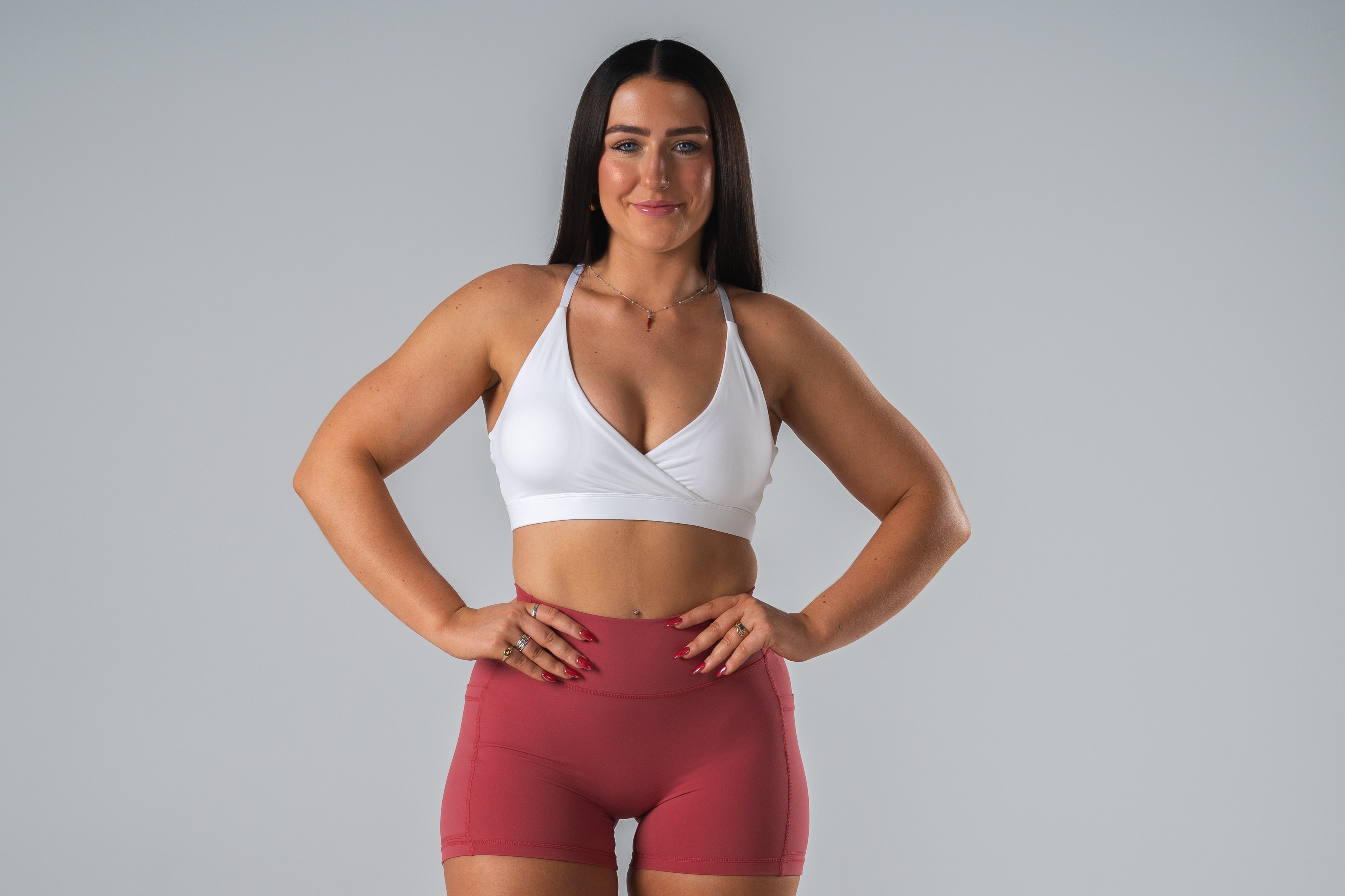 Aurora Sports Bra - White