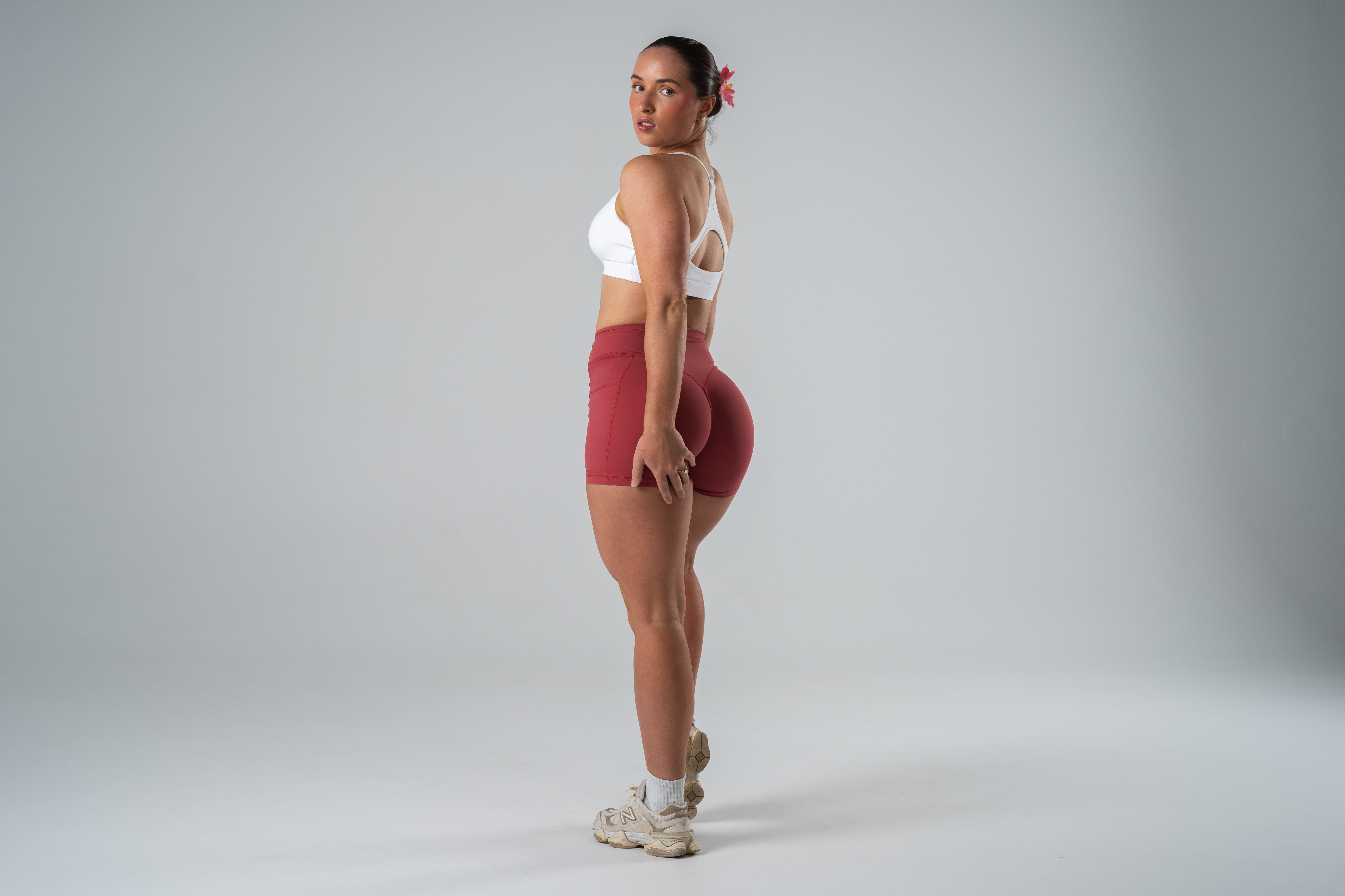 Cheeky Scrunch Shorts - Watermelon