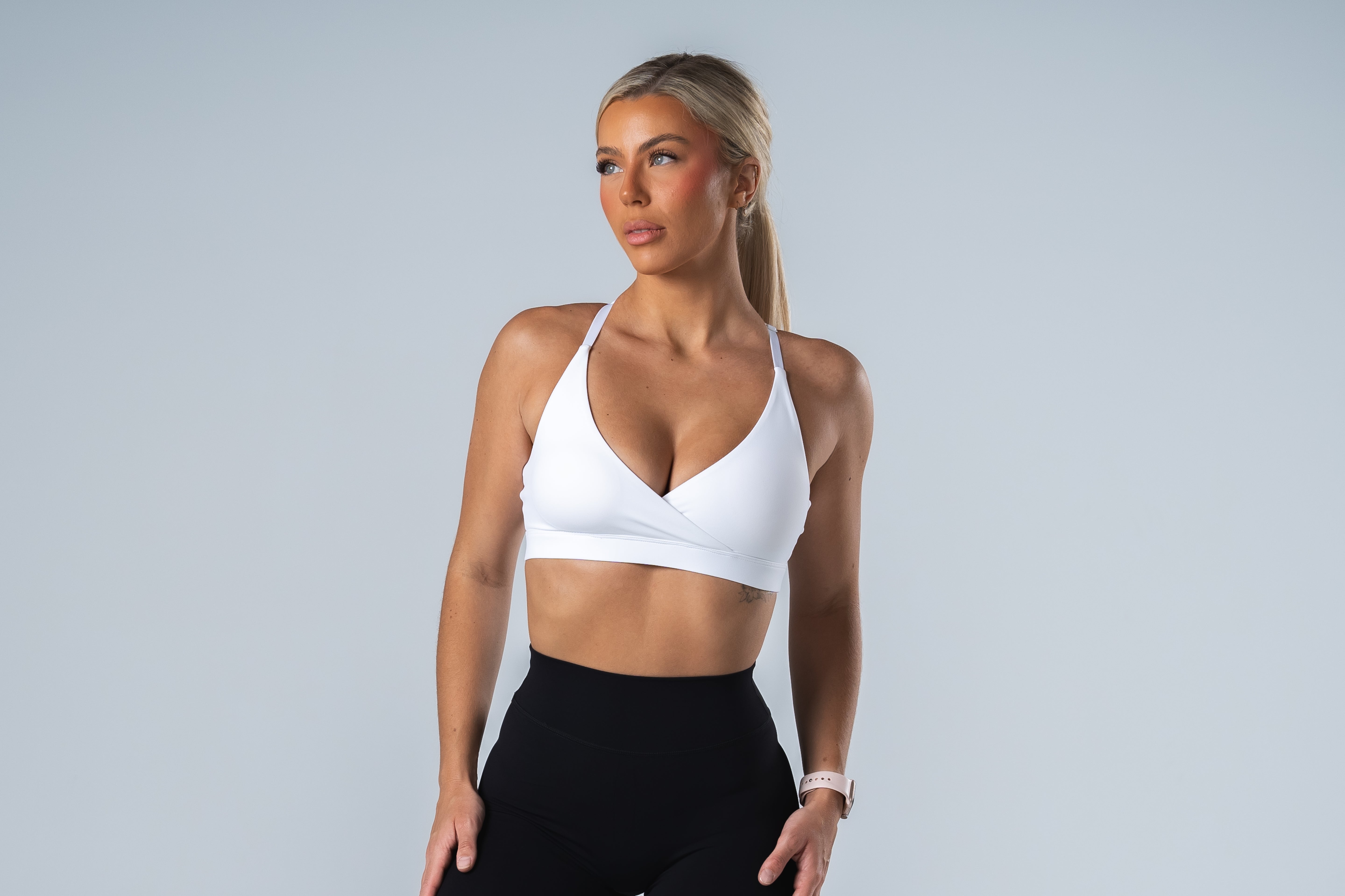 Aurora Sports Bra - White