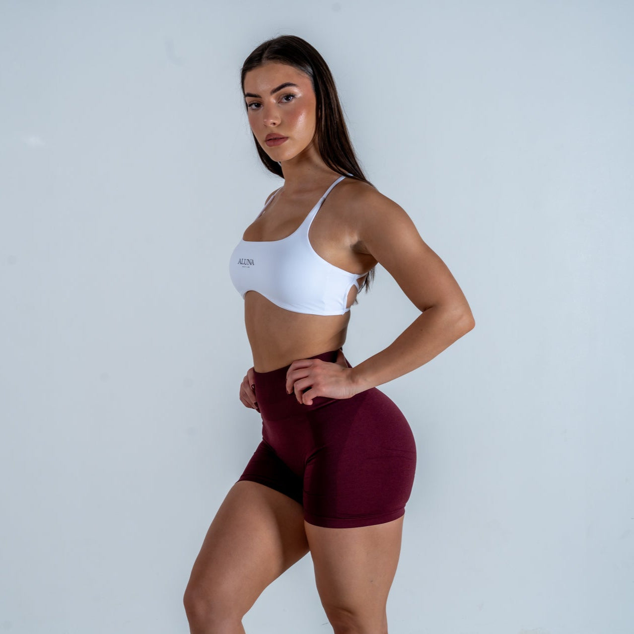 Seamless Contour Shorts - Mulberry Wine
