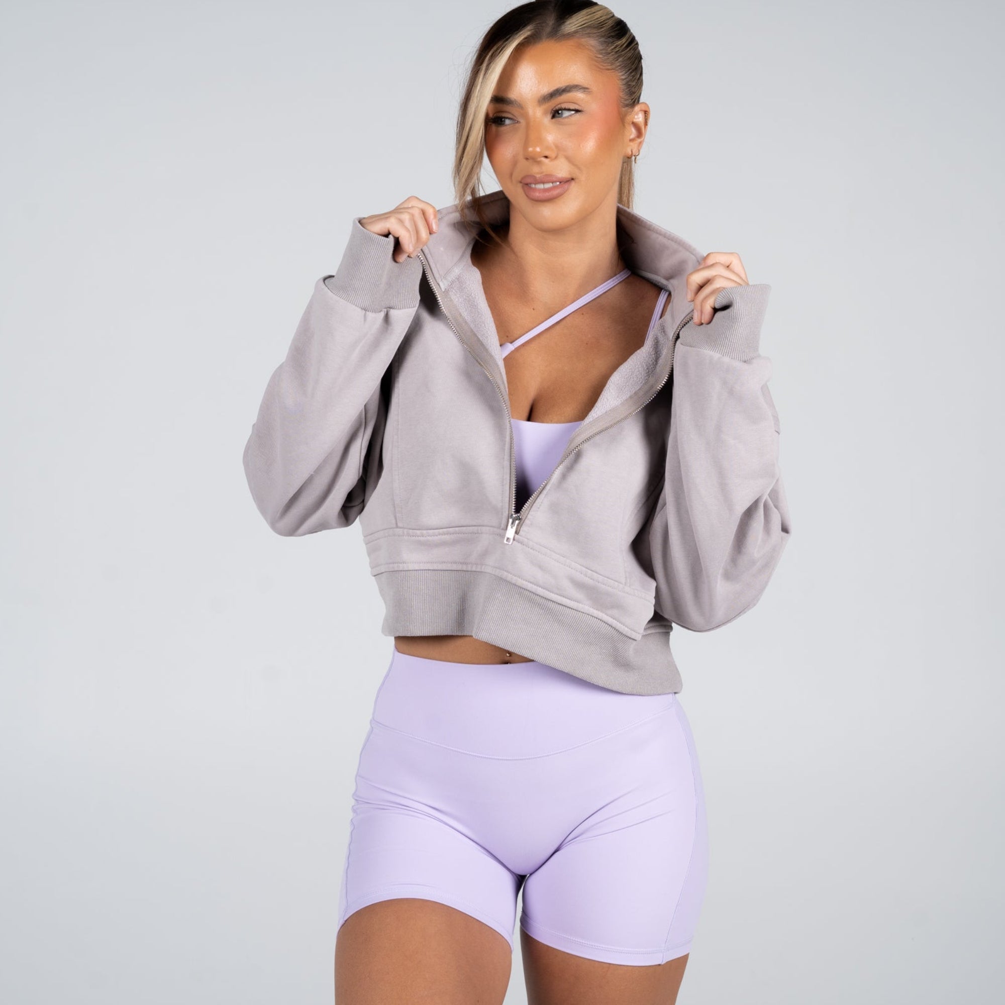 Sweet Aura Crop - Lilac Dream
