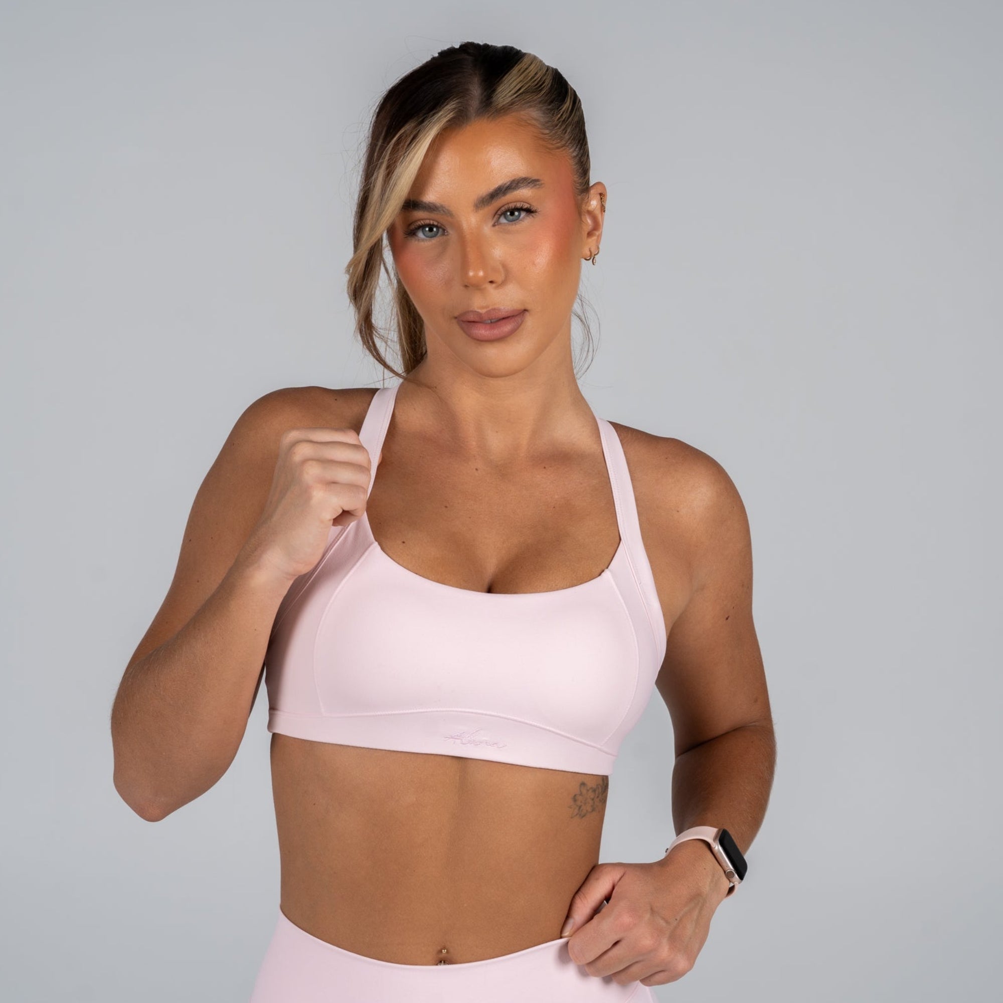 Sweet Aura Crop - Baby Blush