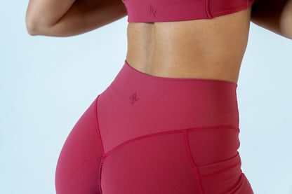 Watermelon Infinity Halter Neck Crop