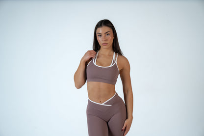 Nuè Luxè Crop - Mocha Mauve