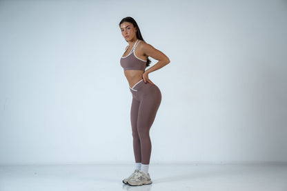 Nuè Luxè Leggings- Mocha Mauve