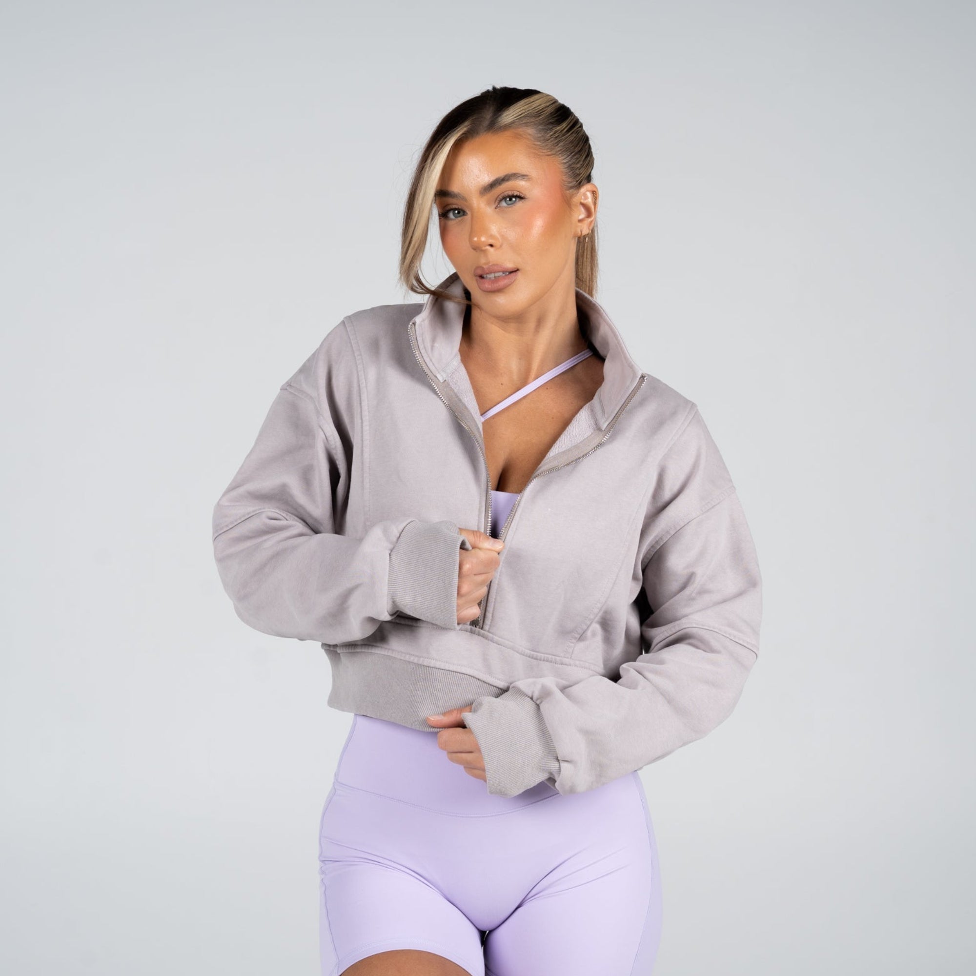 Sweet Aura Crop - Lilac Dream